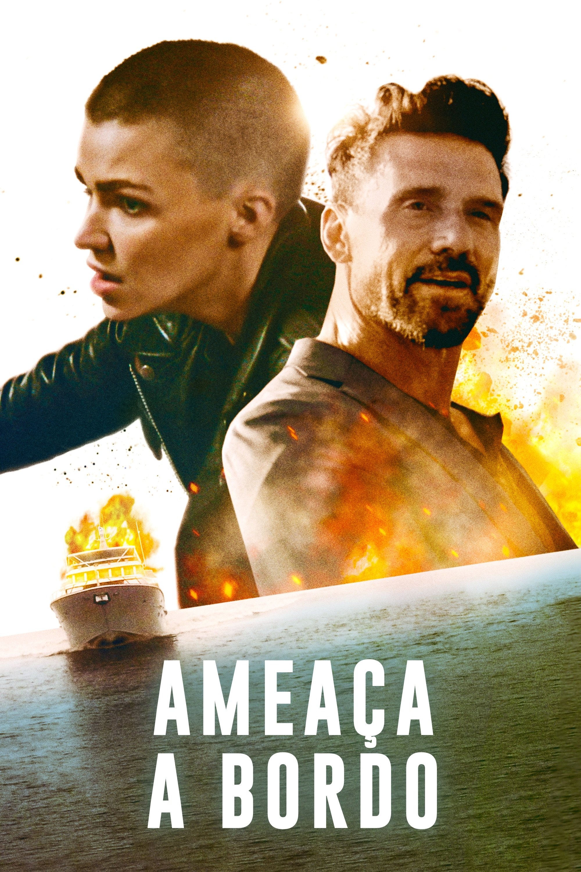 Poster de Ameaça a Bordo