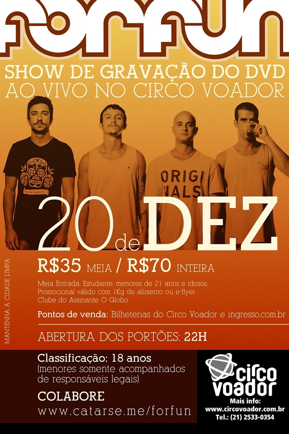 Poster de Forfun - Ao Vivo No Circo Voador