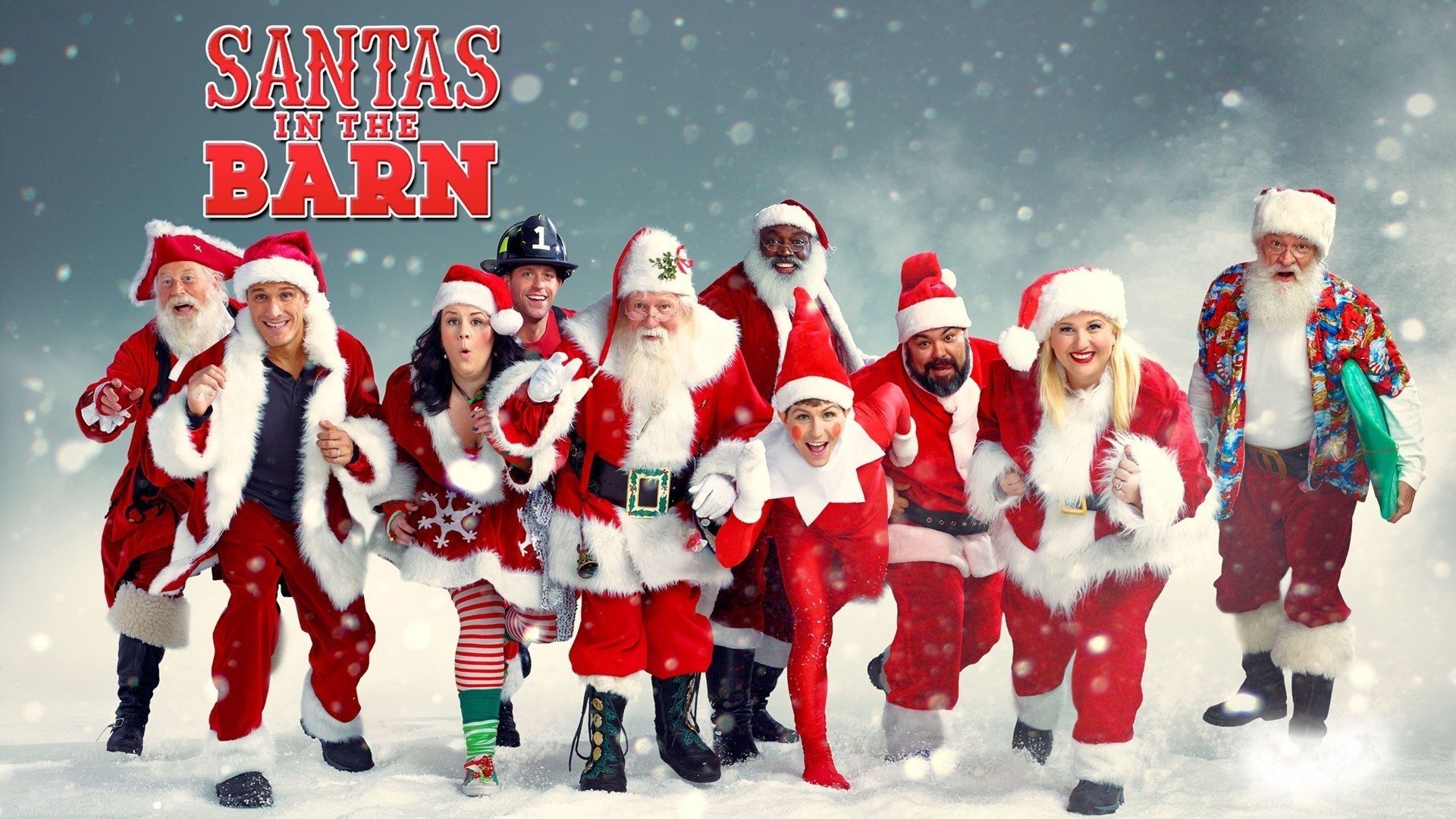 Santas in the Barn