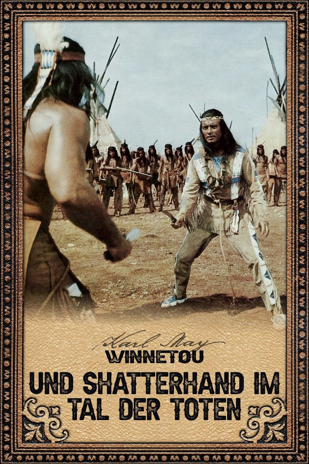 Affiche du film Winnetou et Shatterhand dans la vallée de la mort