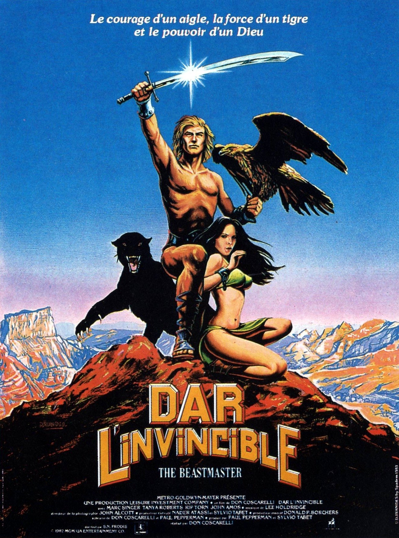 Affiche du film The Beastmaster