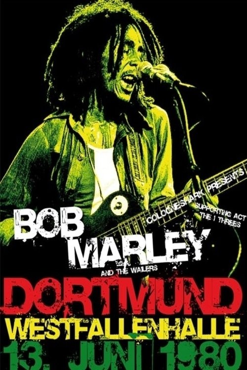 Poster de Bob Marley And The Wailers in der Westfalenhalle, Dortmund 1980