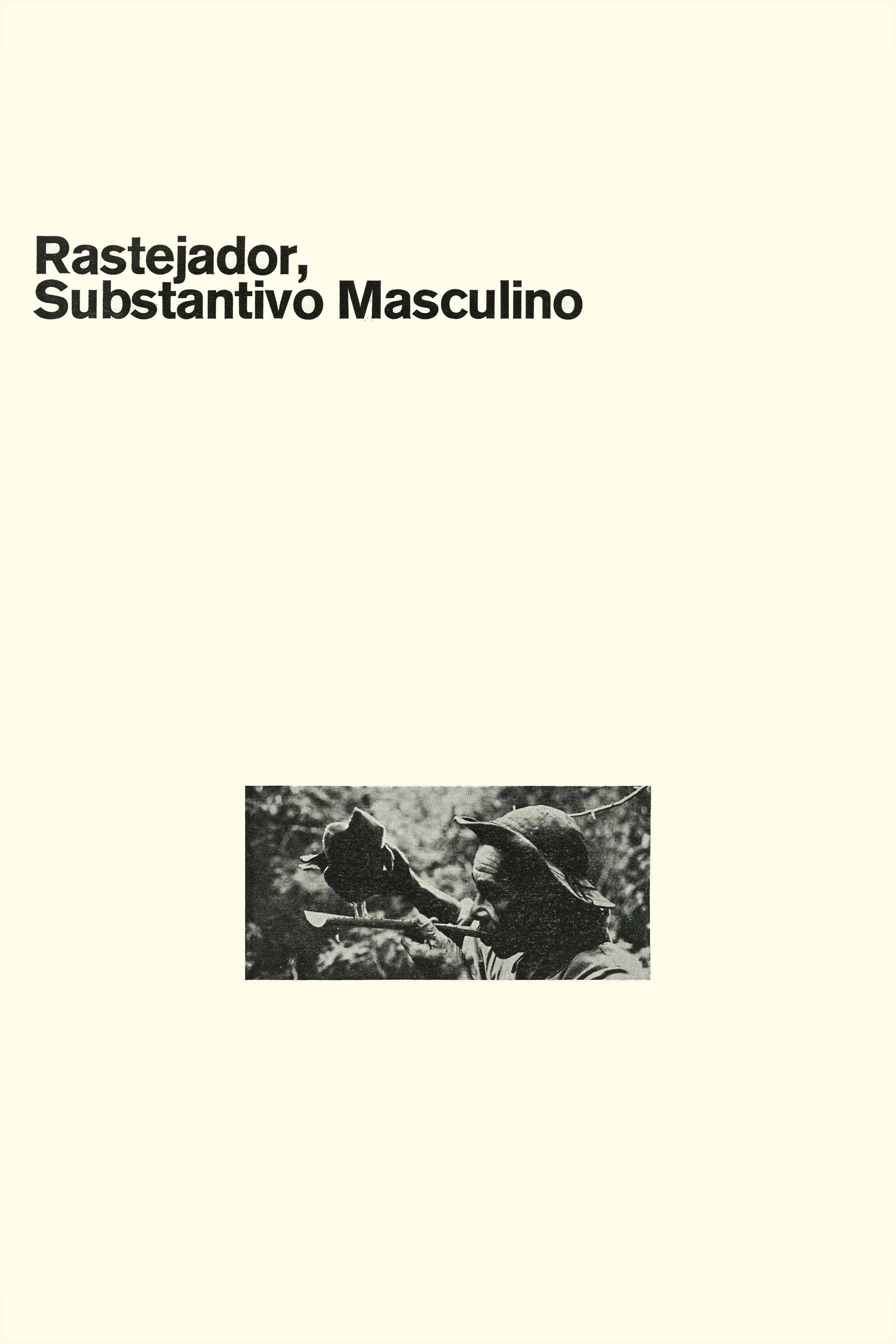 Poster de Rastejador, Substantivo Masculino