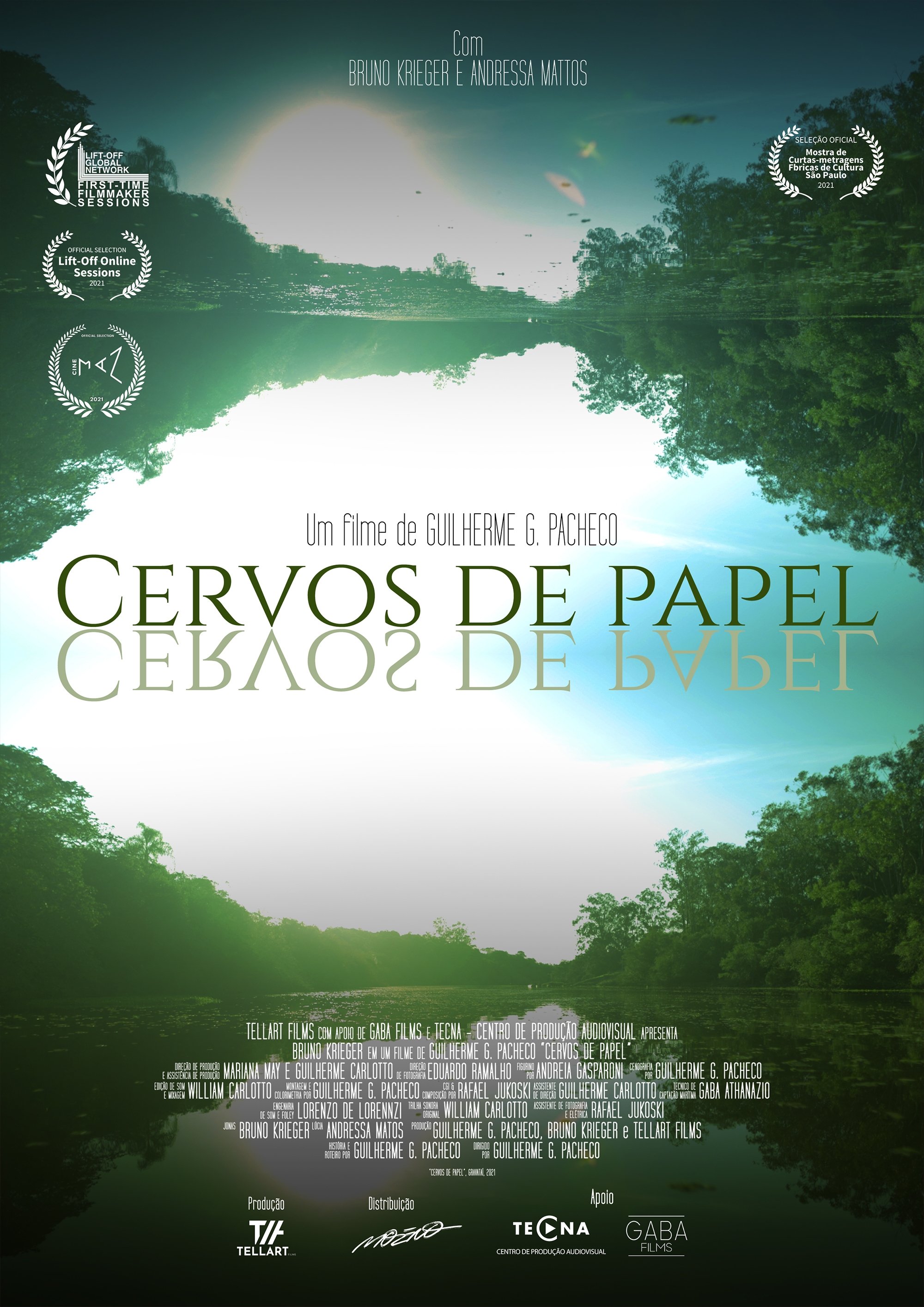 Poster de Cervos de Papel