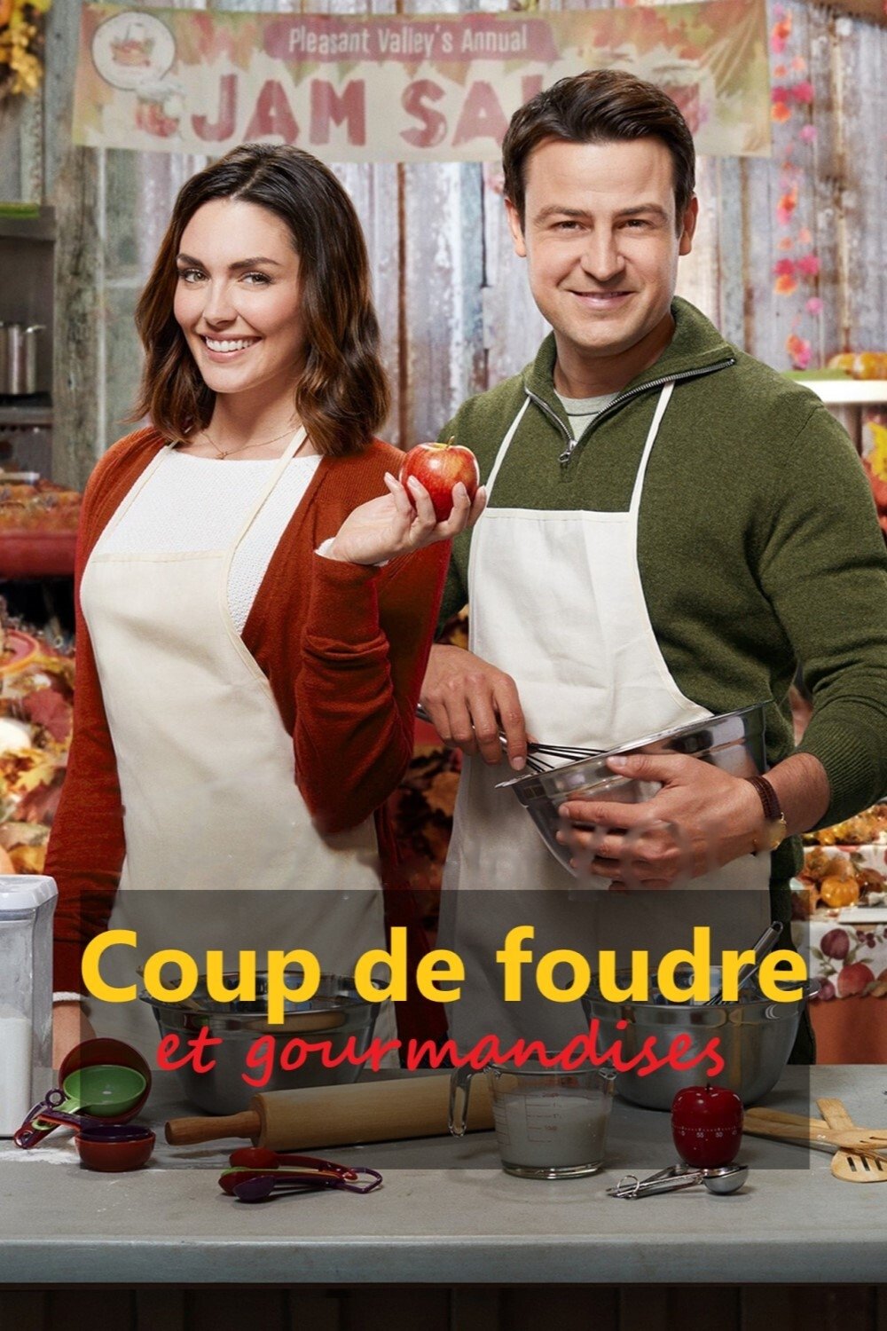Affiche du film Coup de foudre et gourmandises