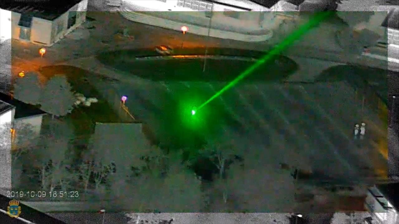 Helicopter under fire