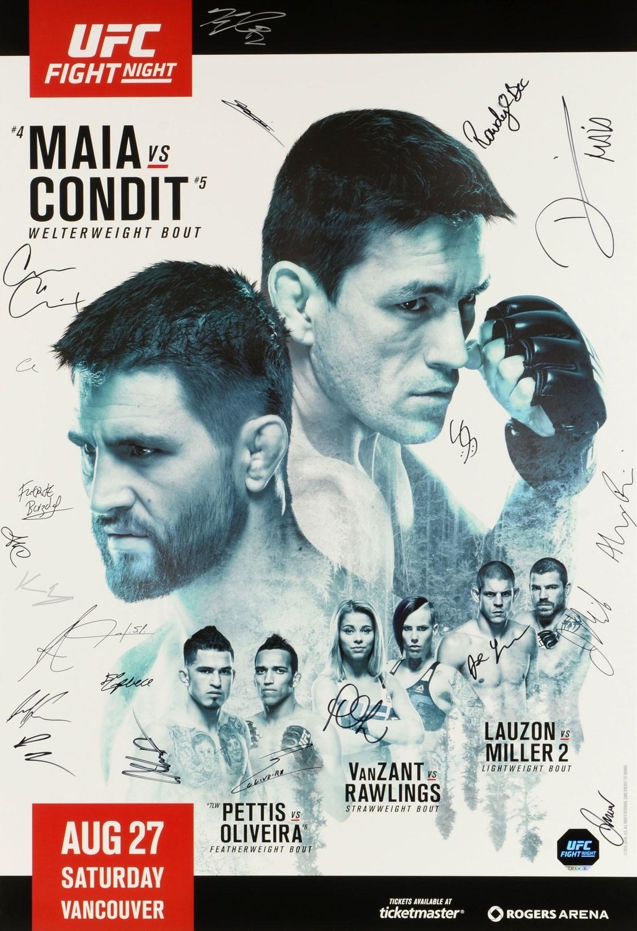 Affiche du film UFC on Fox 21: Maia vs. Condit