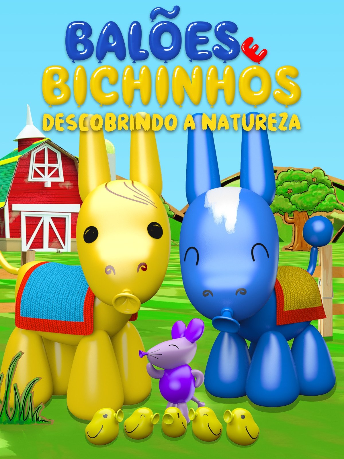 Poster de Balões e Bichinhos: Descobrindo a Natureza