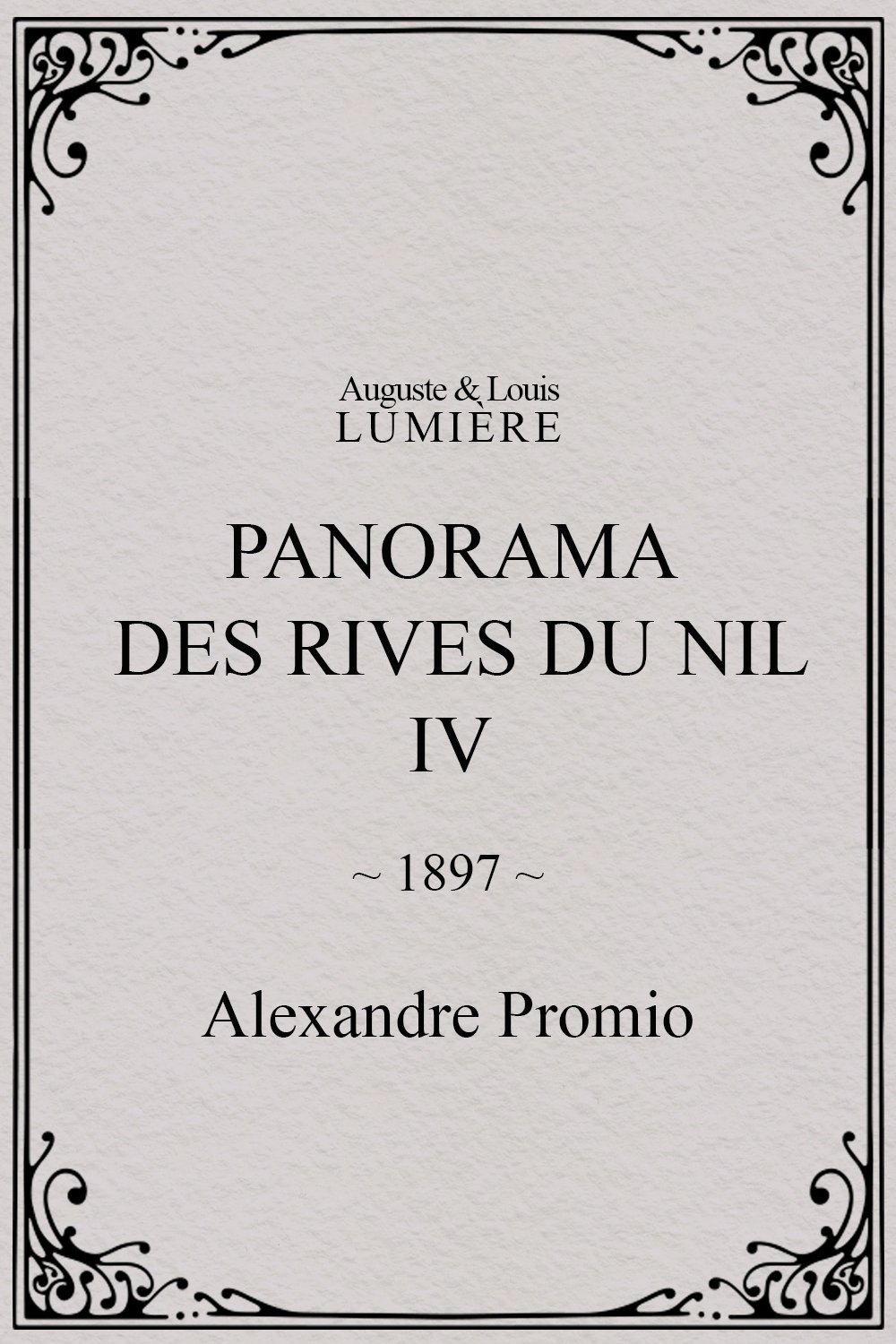 Panorama des rives du Nil, [IV]