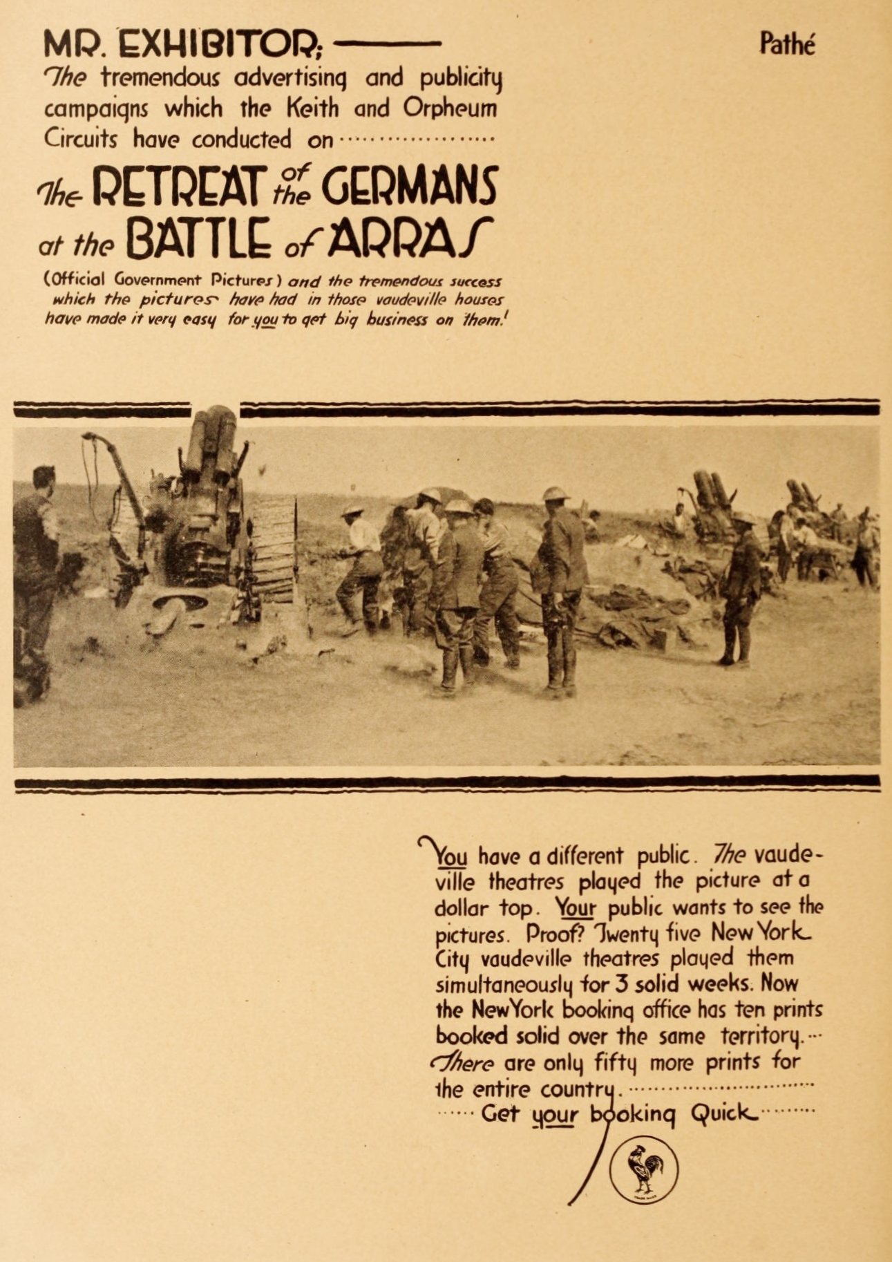 Poster de The German Retreat and the Battle of Arras