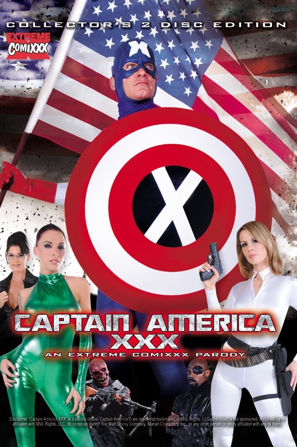 Poster de Captain America XXX: An Extreme Comixxx Parody