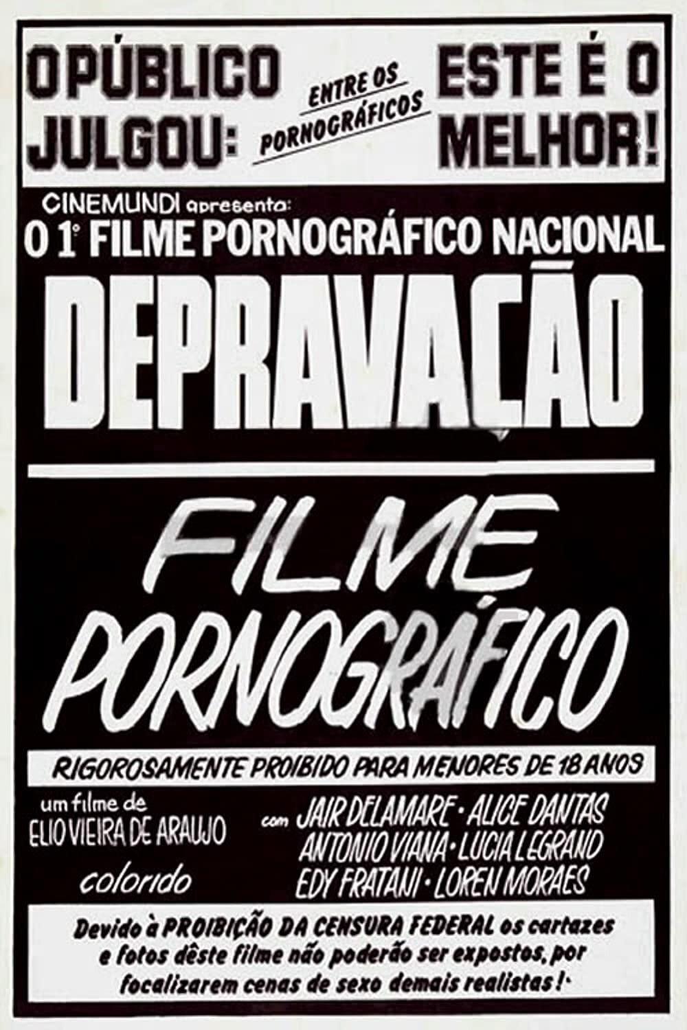 Poster de Depravação