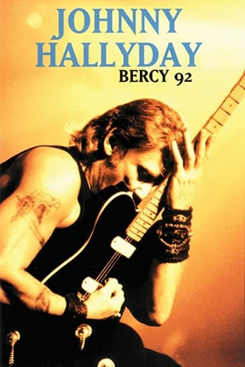Poster de Johnny Hallyday - Bercy 92