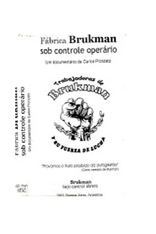 Poster de Fábrica Brukman sob Controle Operário