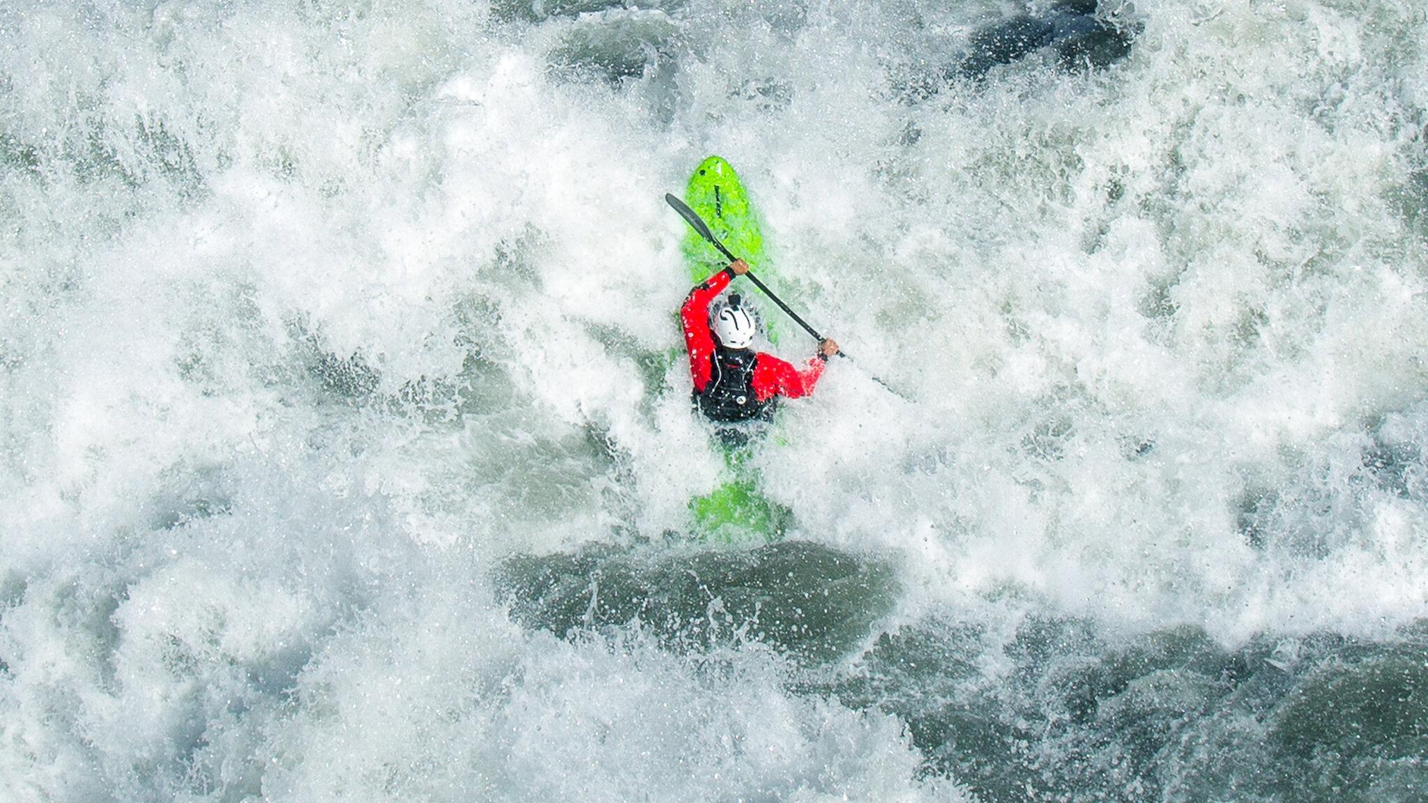 En plein torrent