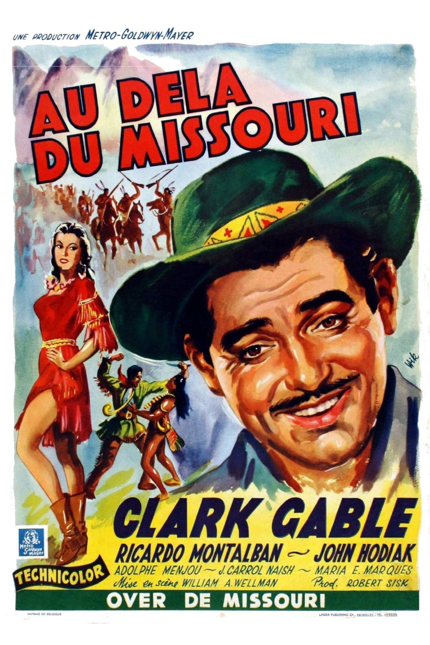 Affiche du film Au-delà du Missouri