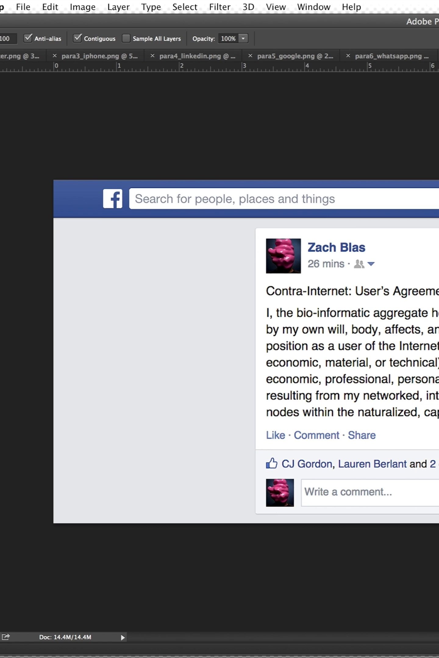Poster de Contra-Internet Inversion Practice #2: Social Media Exodus (Call and Response)