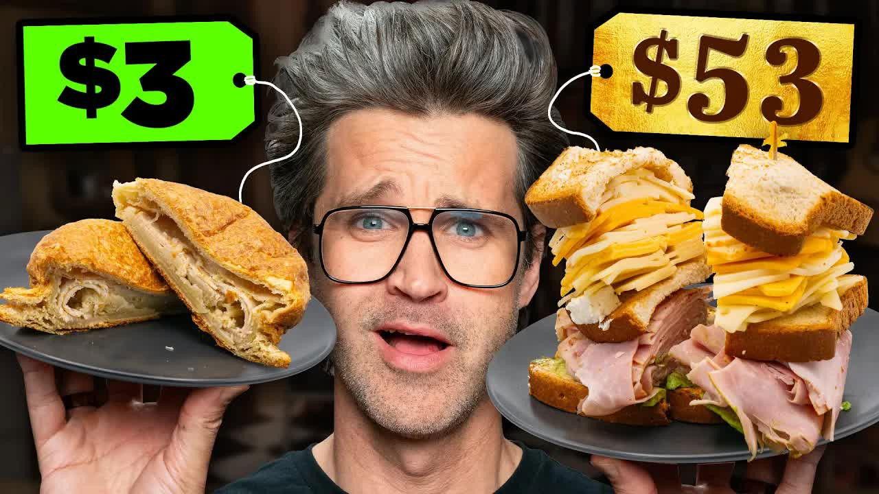 Cheap vs. Expensive Sandwich Taste Test