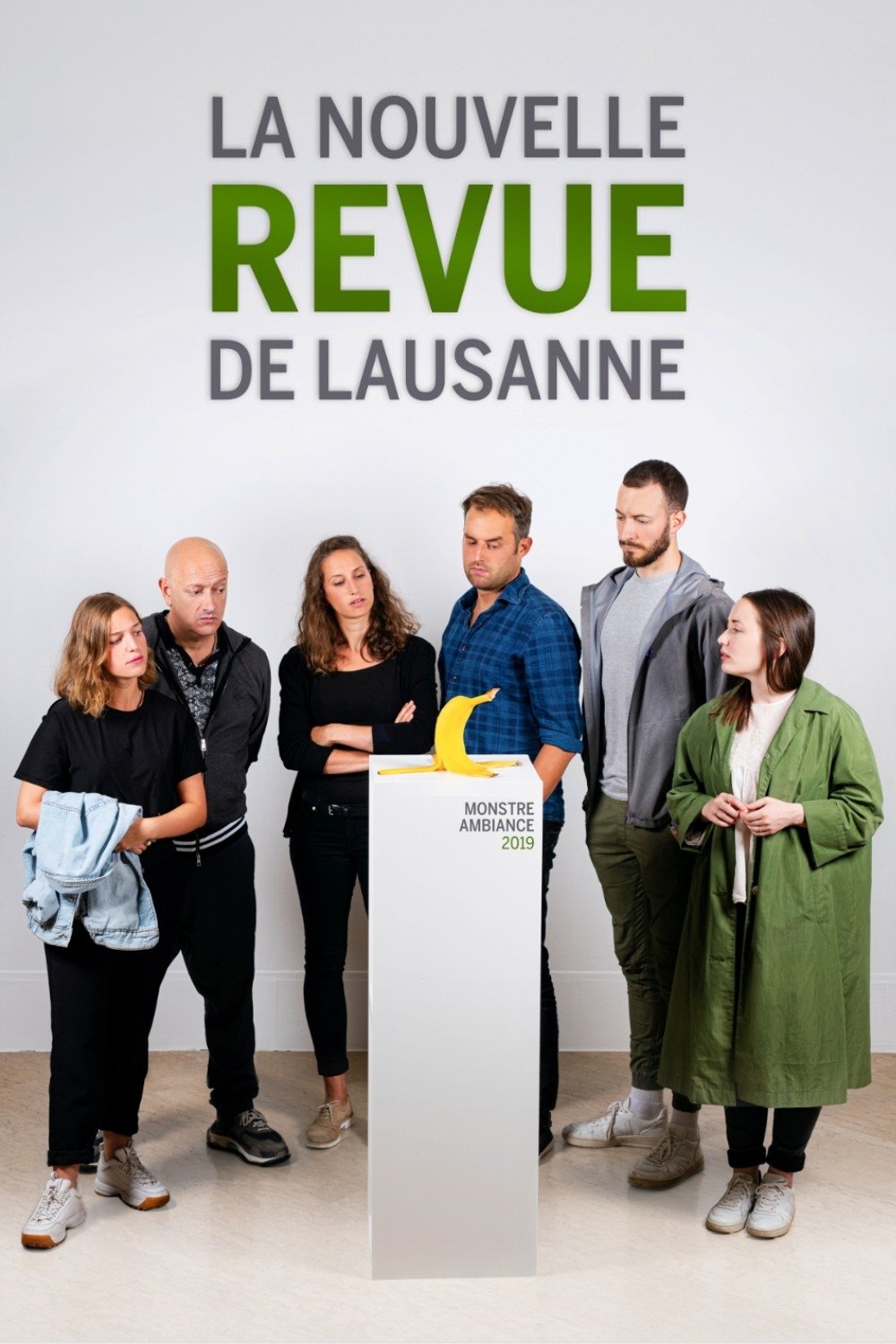 Poster de La Nouvelle Revue de Lausanne 2019 - Monstre ambiance