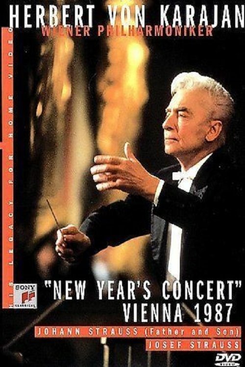 Poster de Herbert Von Karajan - New Year's Concert Vienna 1987