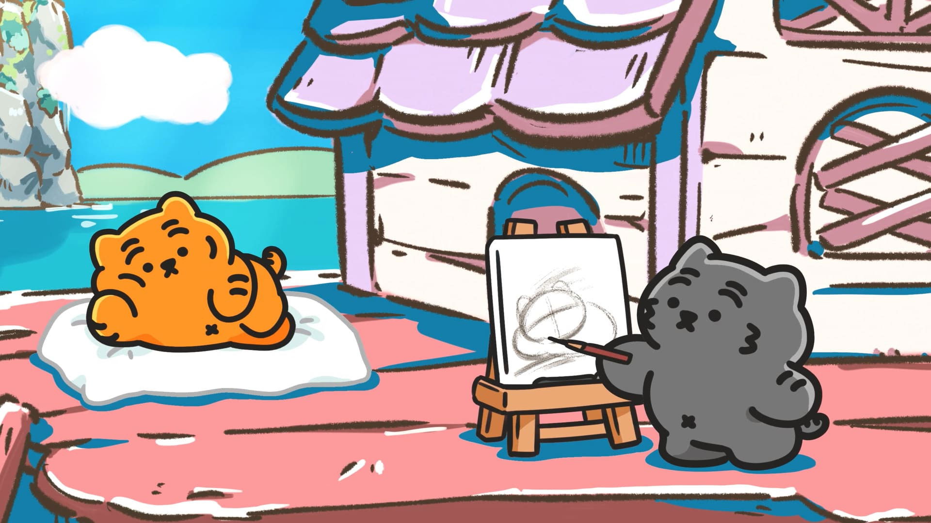 Not easy being an art model