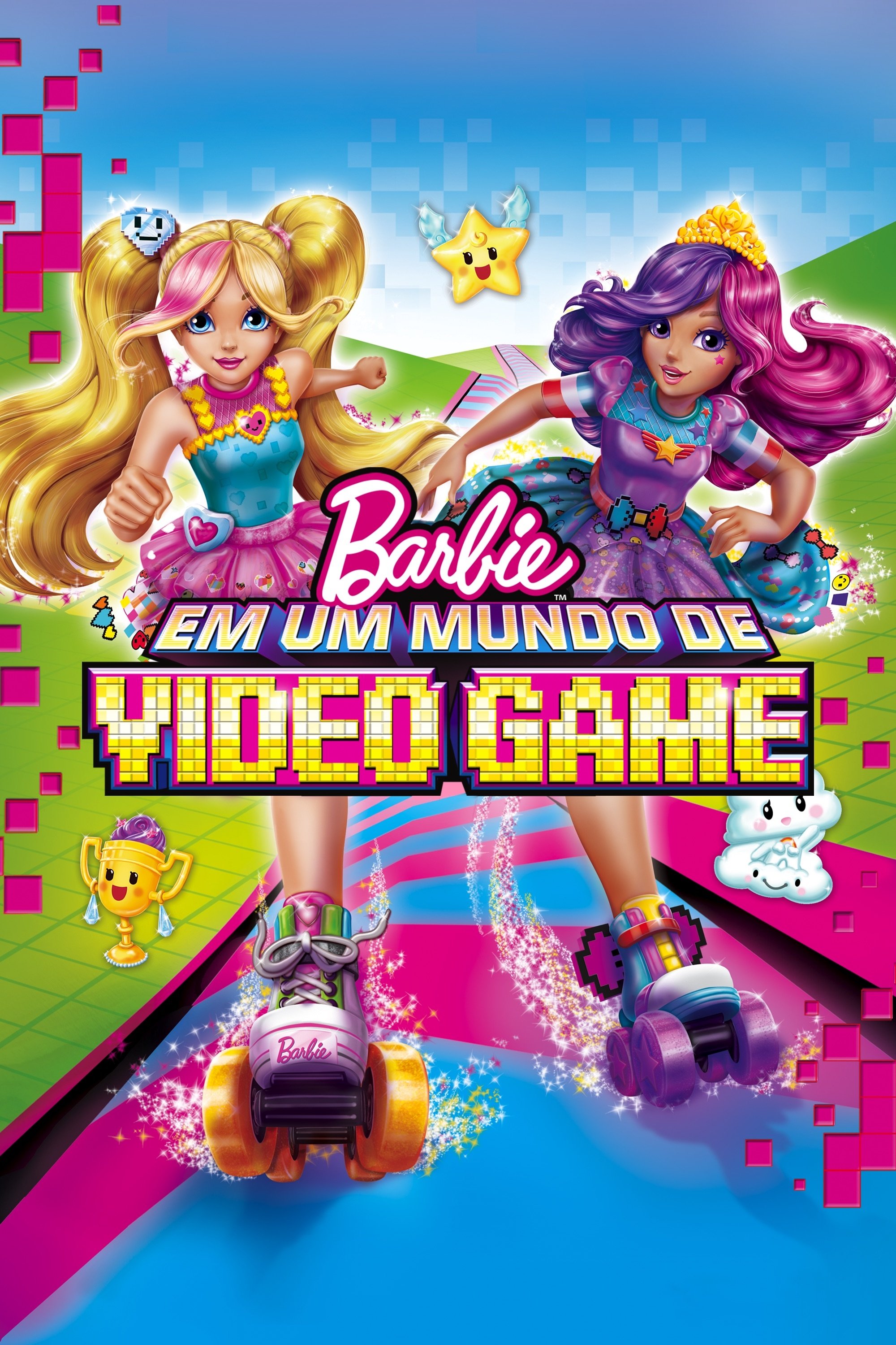 Poster de Barbie Em Um Mundo de Video Game