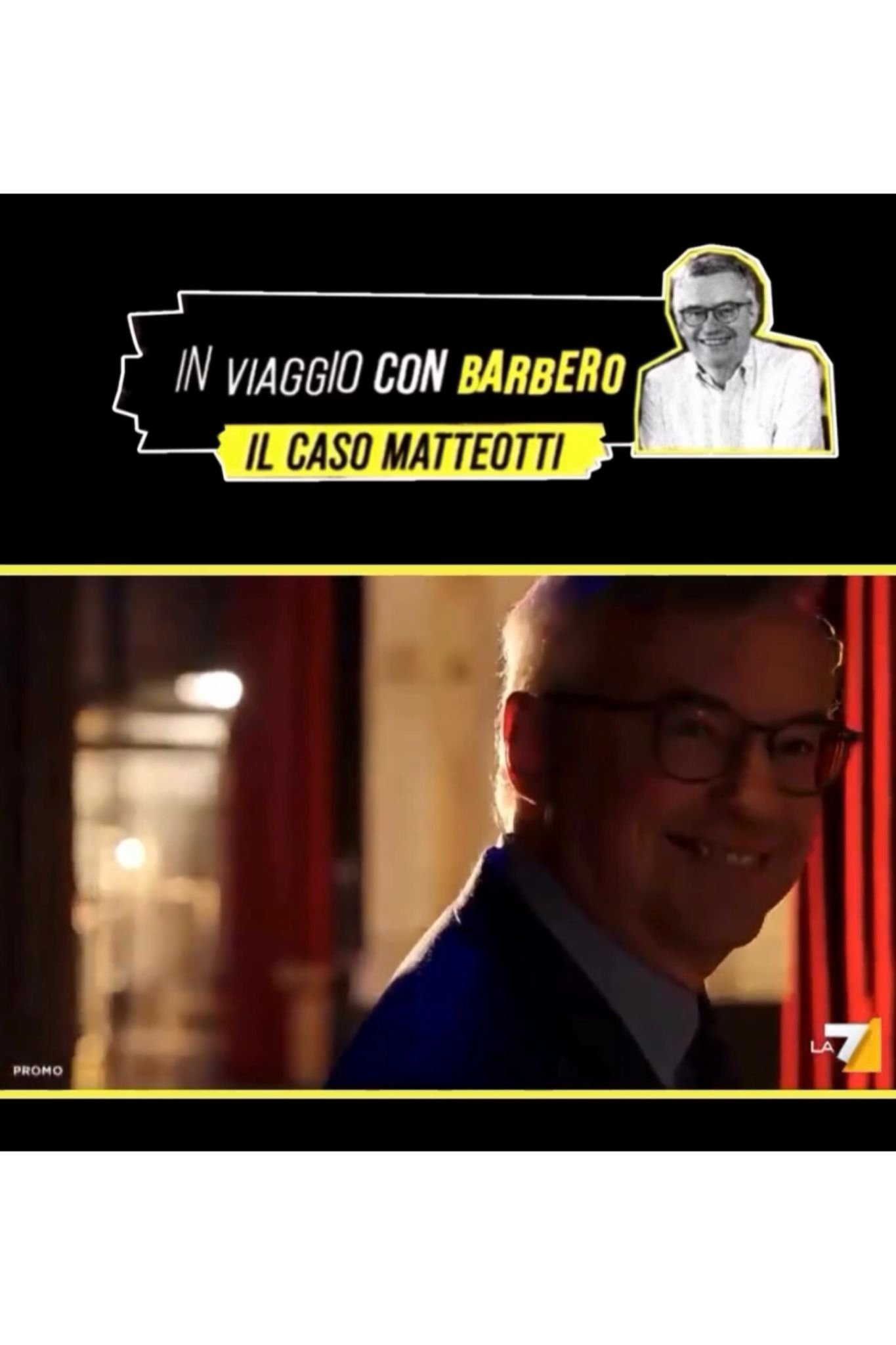 Poster de Speciale In viaggio con Barbero - Il caso Matteotti