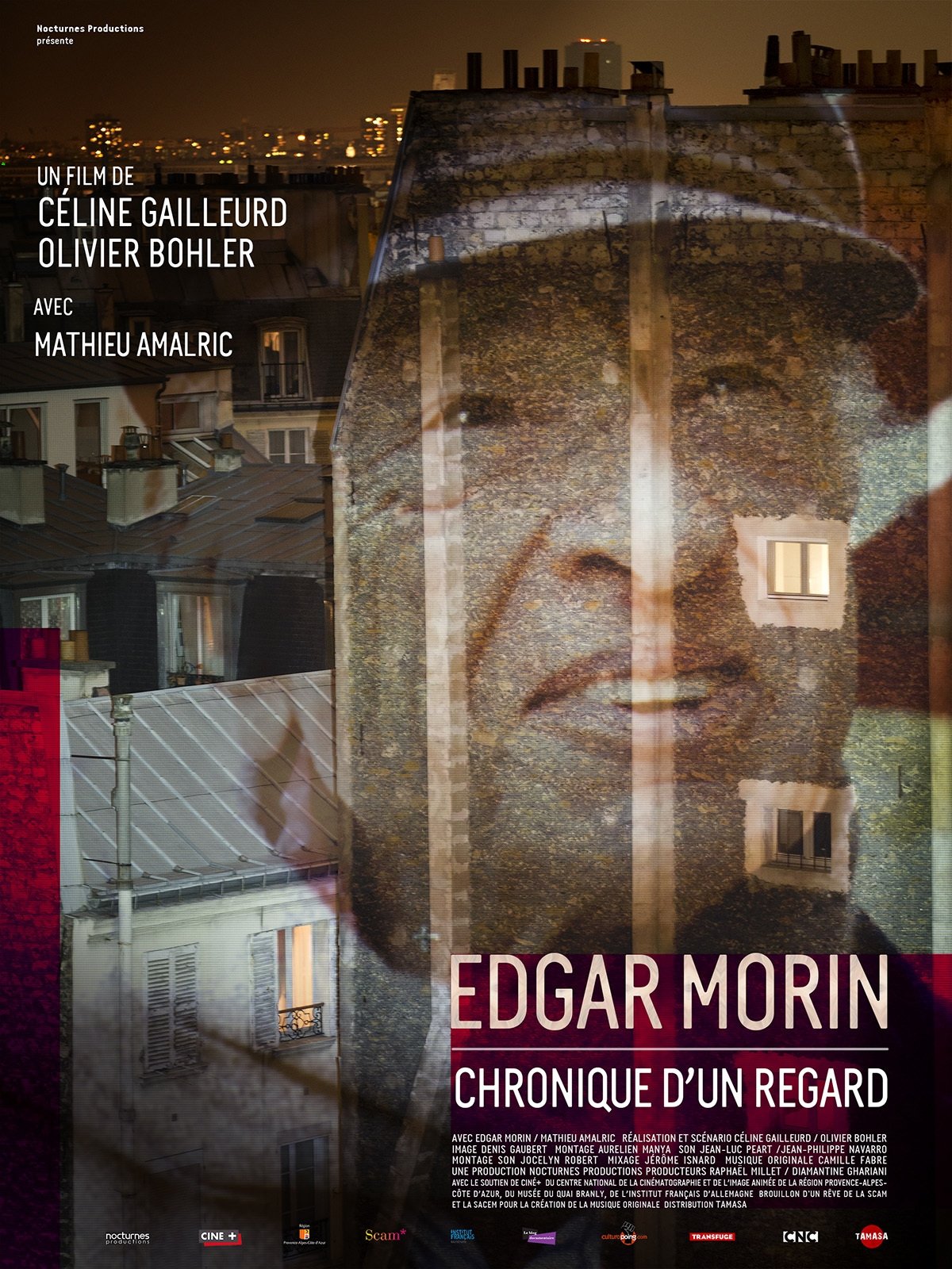 Poster de Edgar Morin, chronique d'un regard