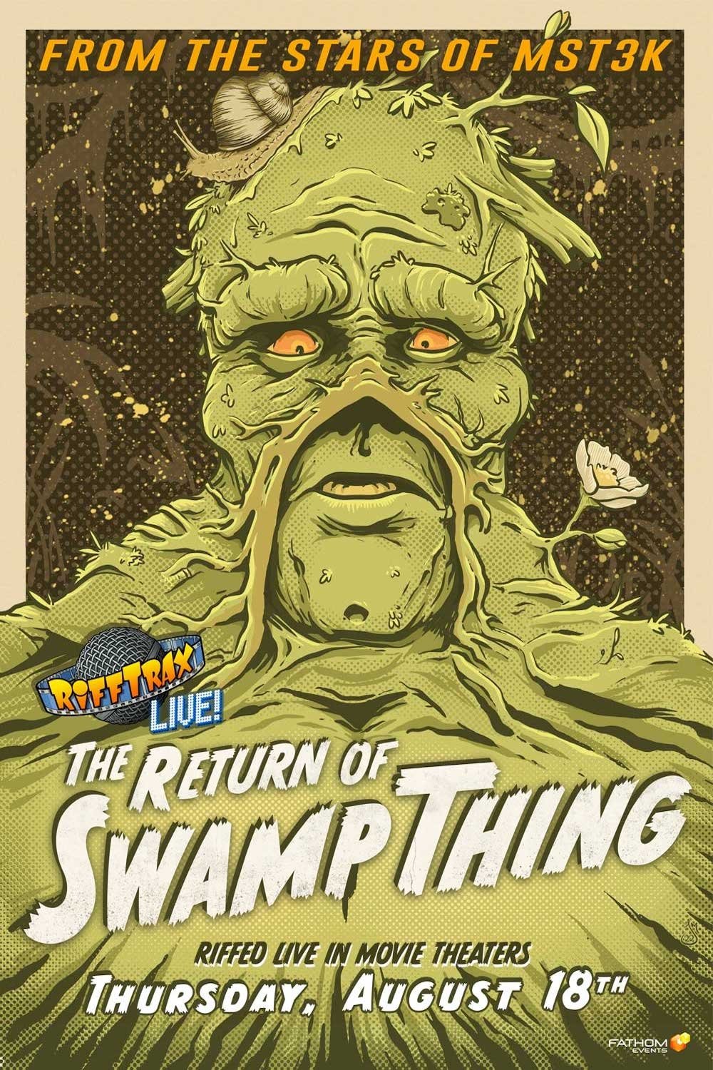 Poster de RiffTrax Live: The Return of Swamp Thing