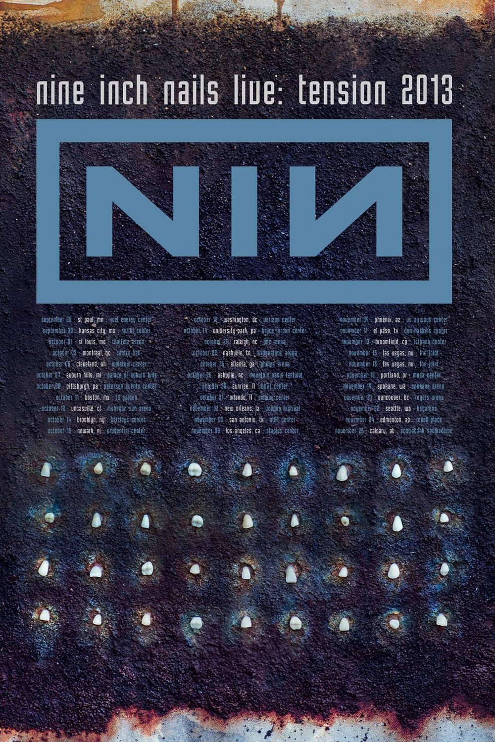 Poster de VEVO Presents: Nine Inch Nails Tension 2013