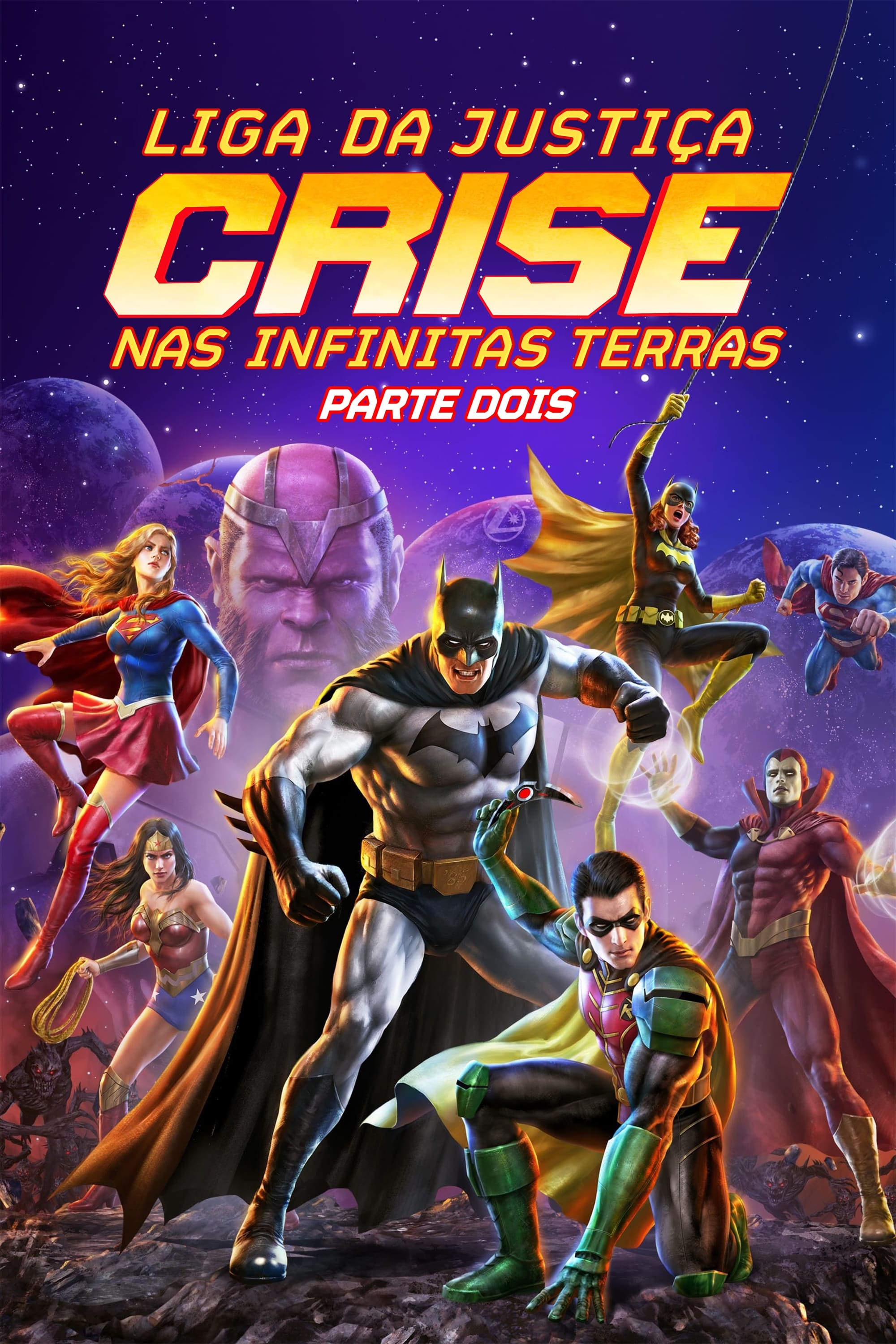 Poster de Liga da Justiça: Crise nas Infinitas Terras - Parte Dois