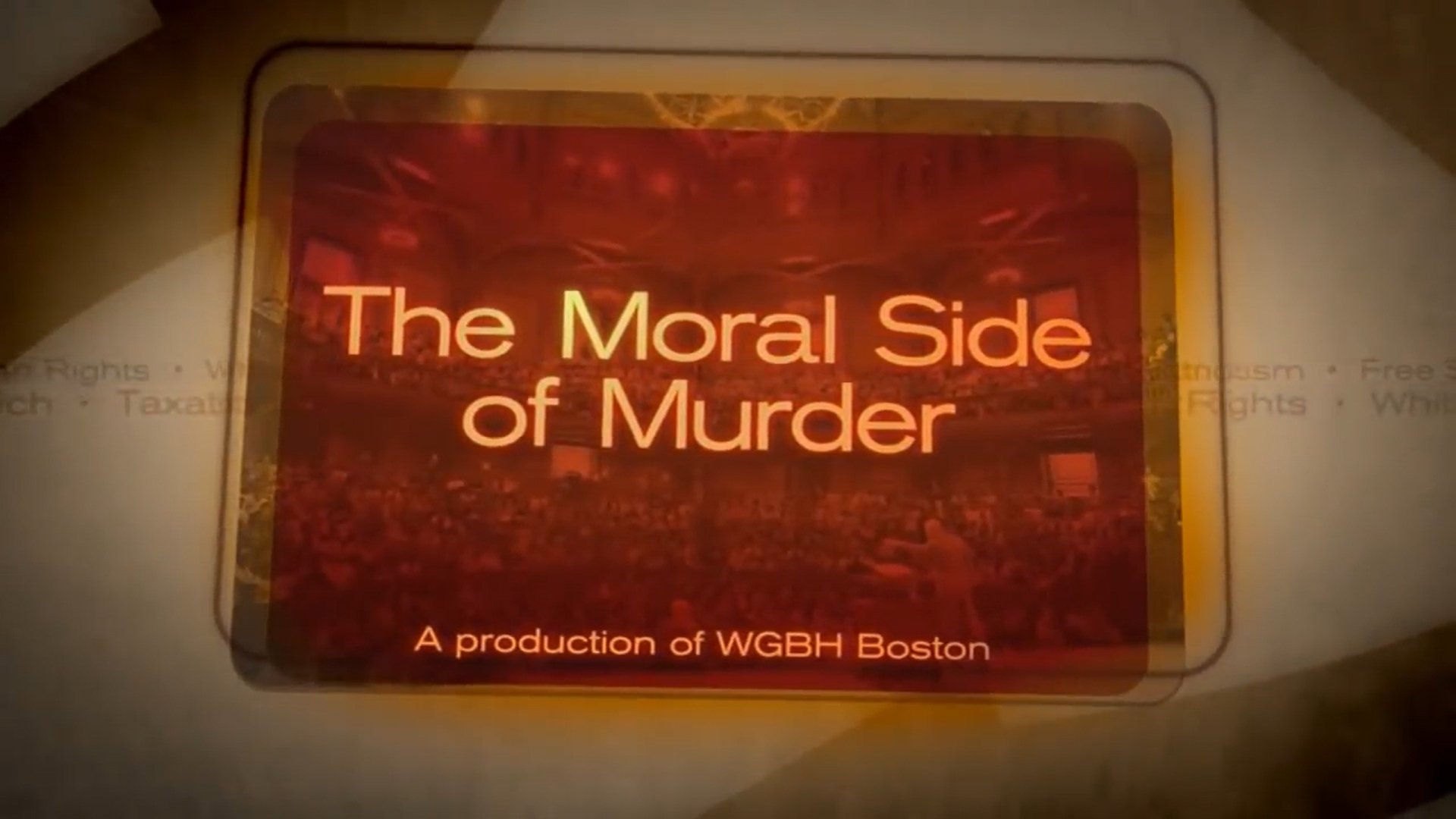 Justice with Michael Sandel