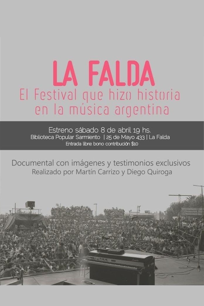 Poster de La Falda: el festival que hizo historia en la música argentina