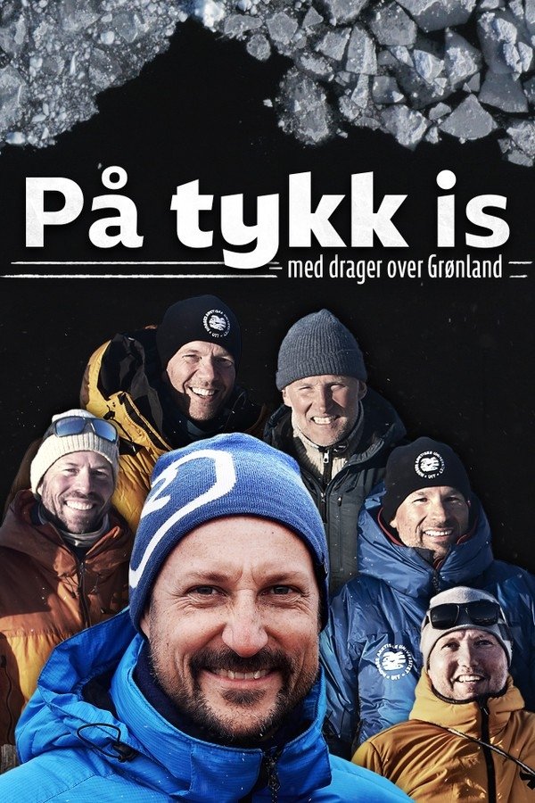 Poster de På tykk is - med drager over Grønland