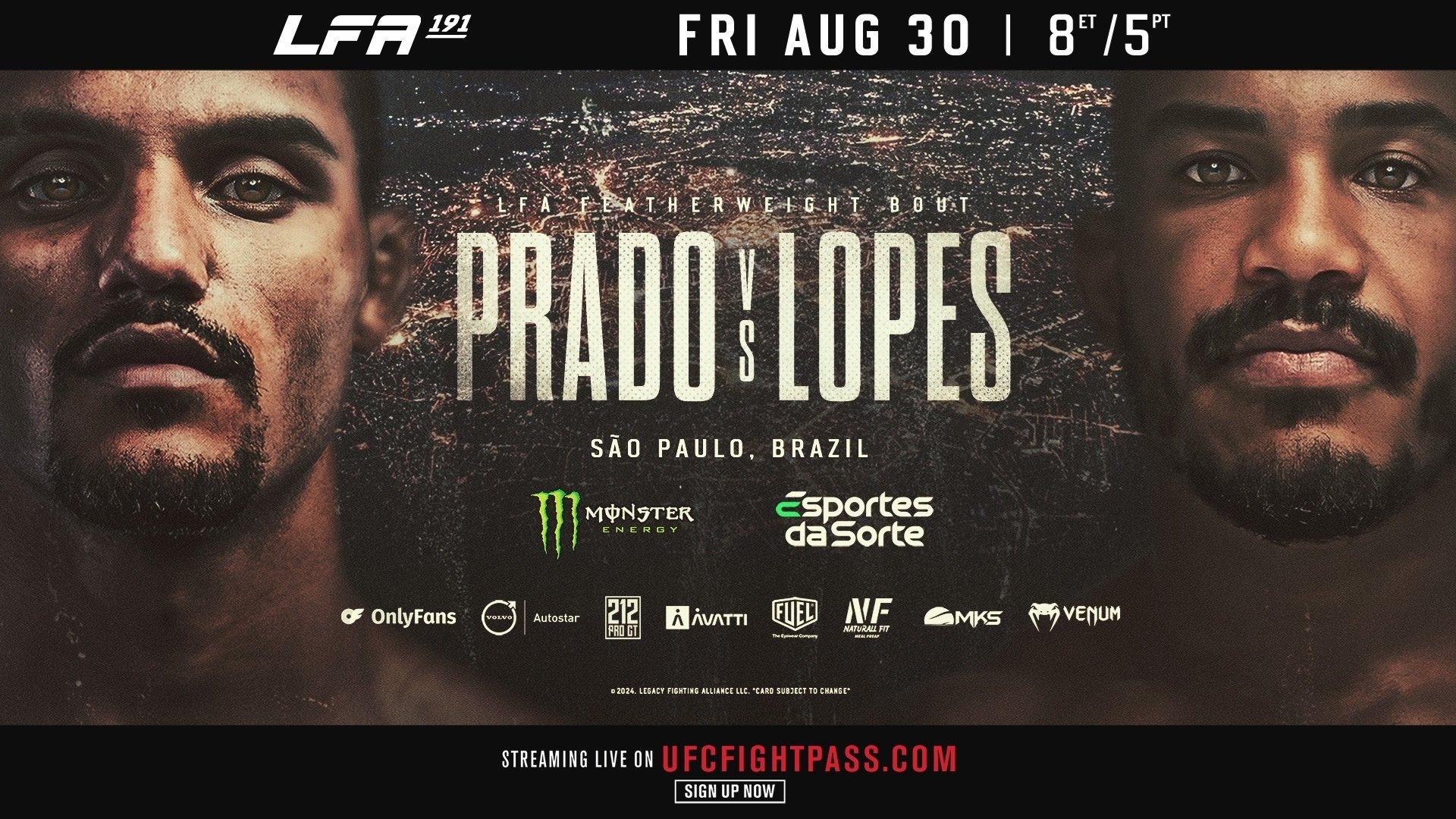 LFA 191: Prado vs. Lopes