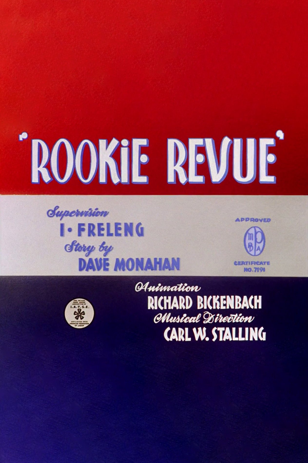 Rookie Revue Poster