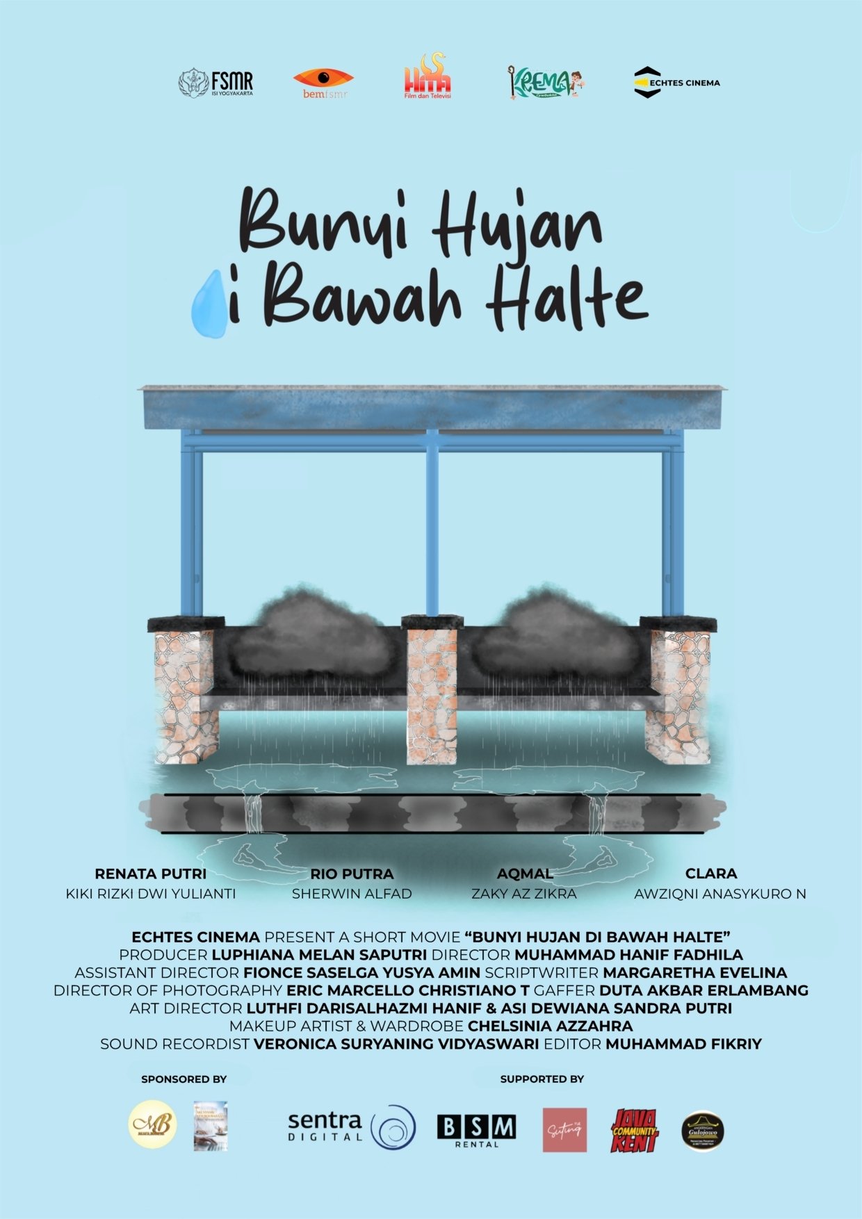 Poster de Bunyi Hujan di Bawah Halte