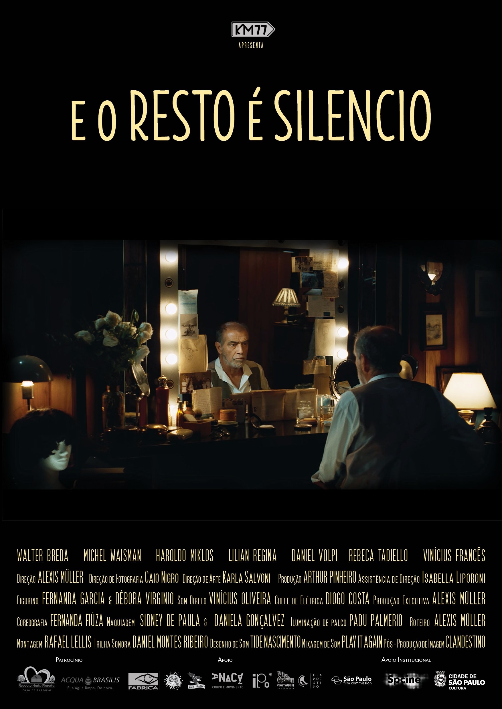 Poster de E o Resto é Silêncio