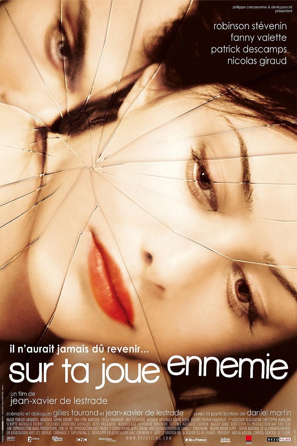 Affiche du film Sur ta joue ennemie