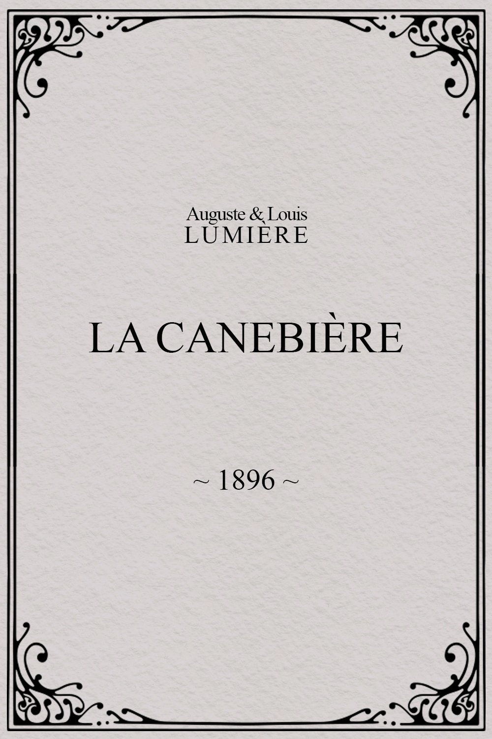 Poster de La Canebière