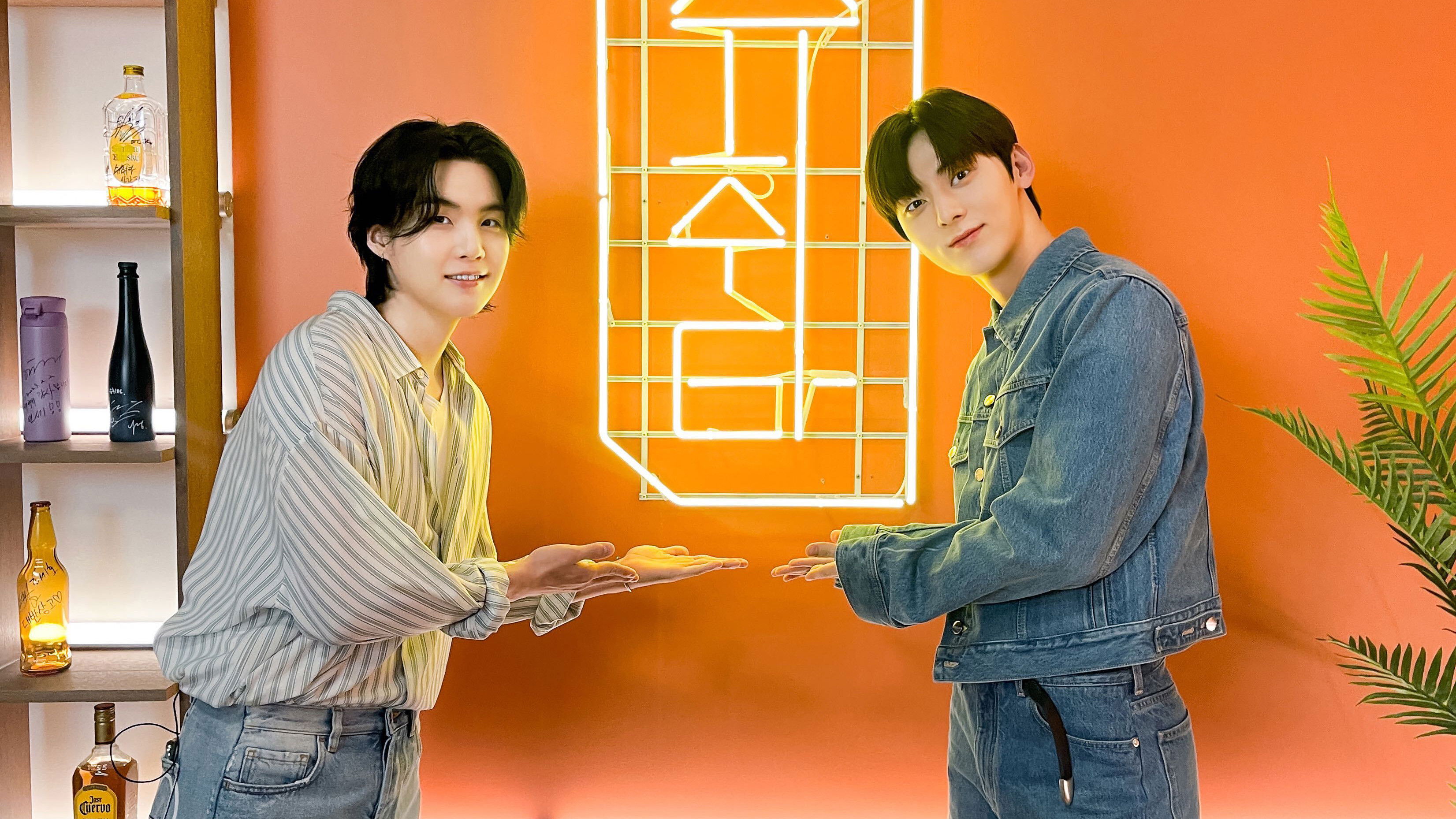 SUGA with Hwang Min-hyun