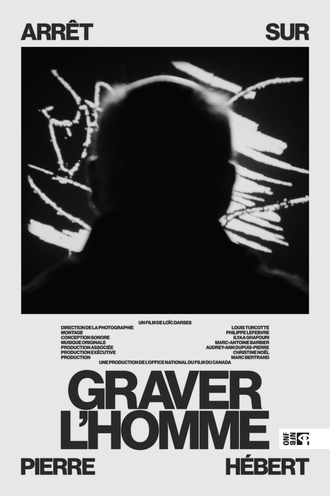 Poster de Graver l'homme : arrêt sur Pierre Hébert