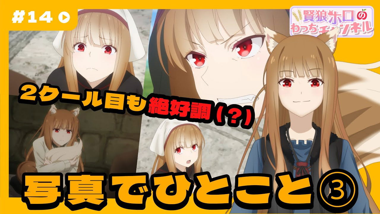 [Spice and Wolf] "Wise Wolf Holo's Watch Channel" #14 Second season begins! Comment on the photo③