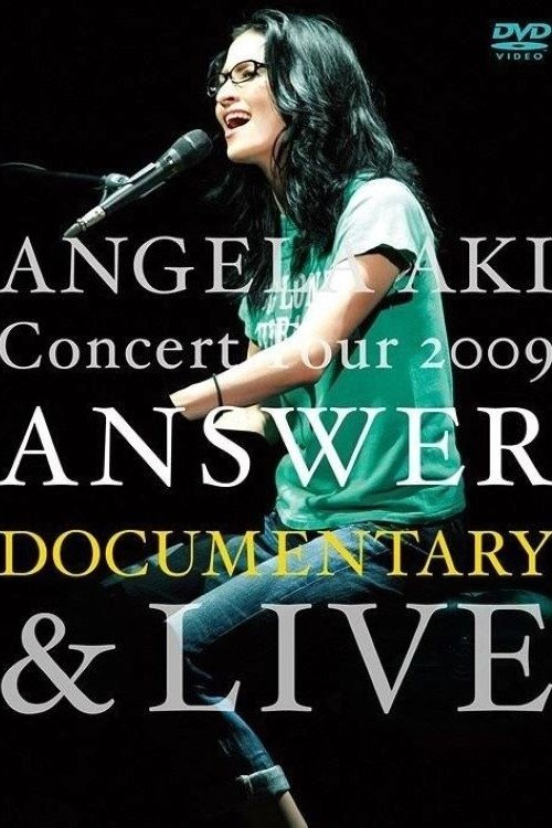 Poster de ANGELA AKI Concert Tour 2009 ANSWER LIVE