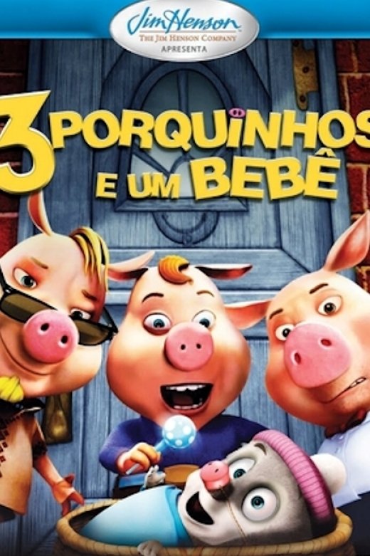 Poster de Três Porquinhos e um Bebê