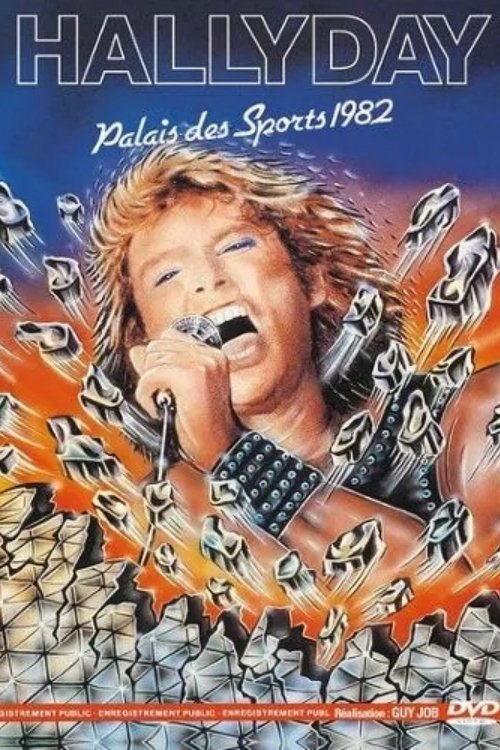 Poster de Johnny Hallyday : Palais des Sports 1982