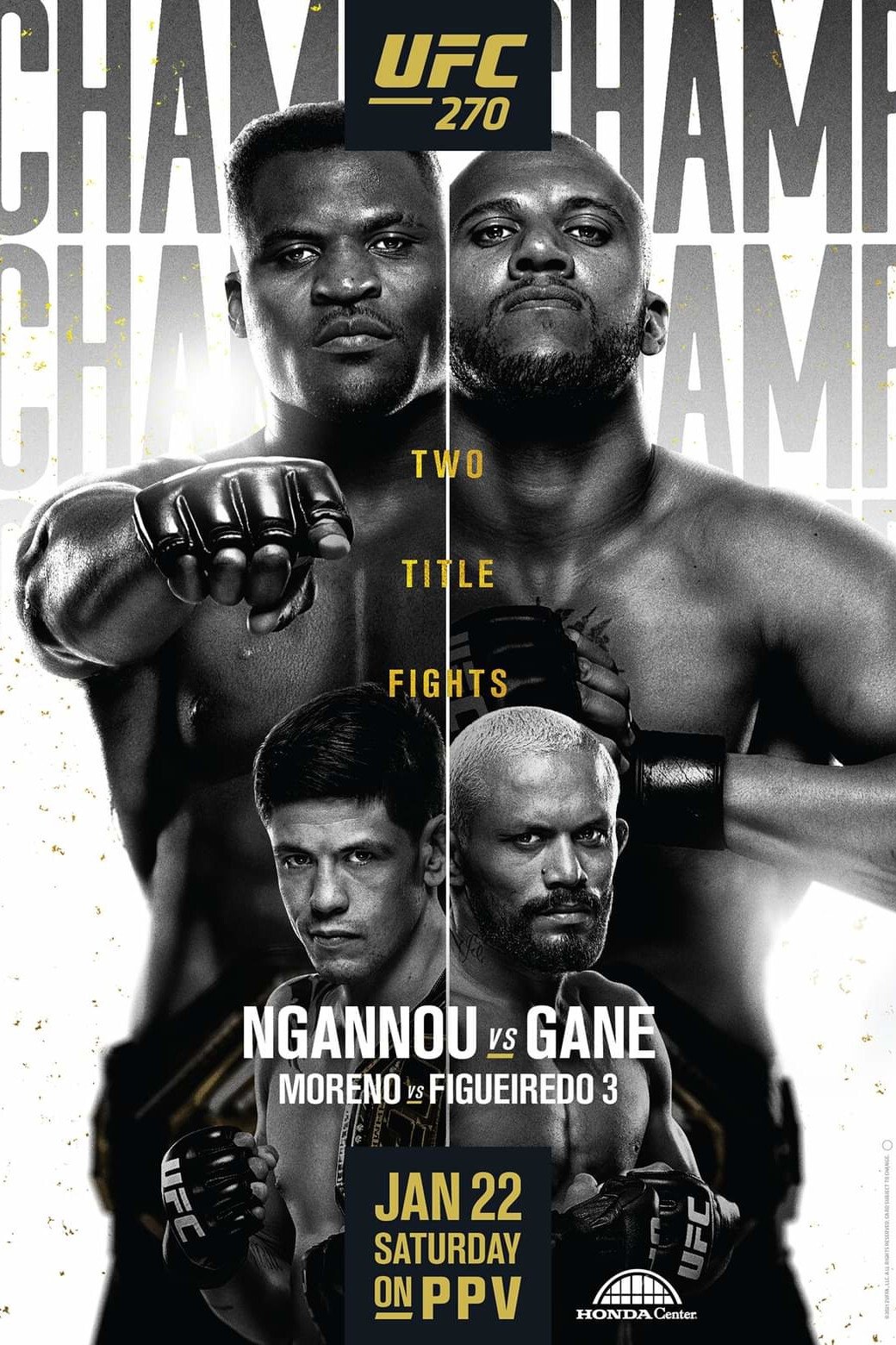 Affiche du film UFC 270: Ngannou vs. Gane