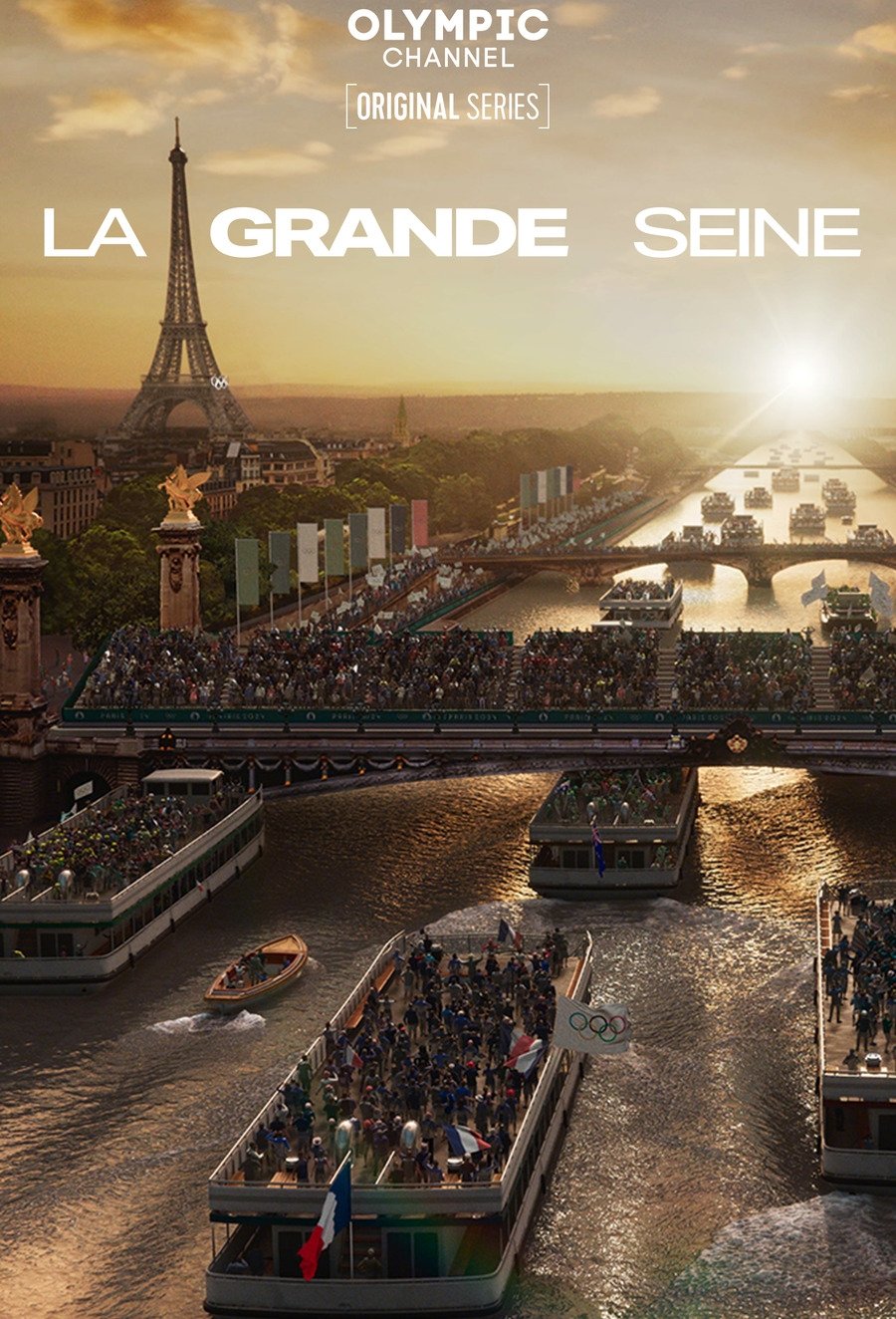 Poster de La Grande Seine, le making-of de la cérémonie d'ouverture de Paris 2024