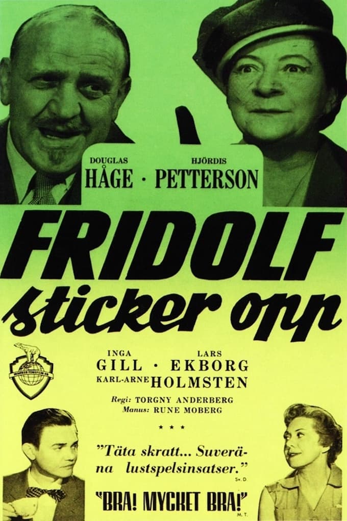 Fridolf sticker opp! Poster