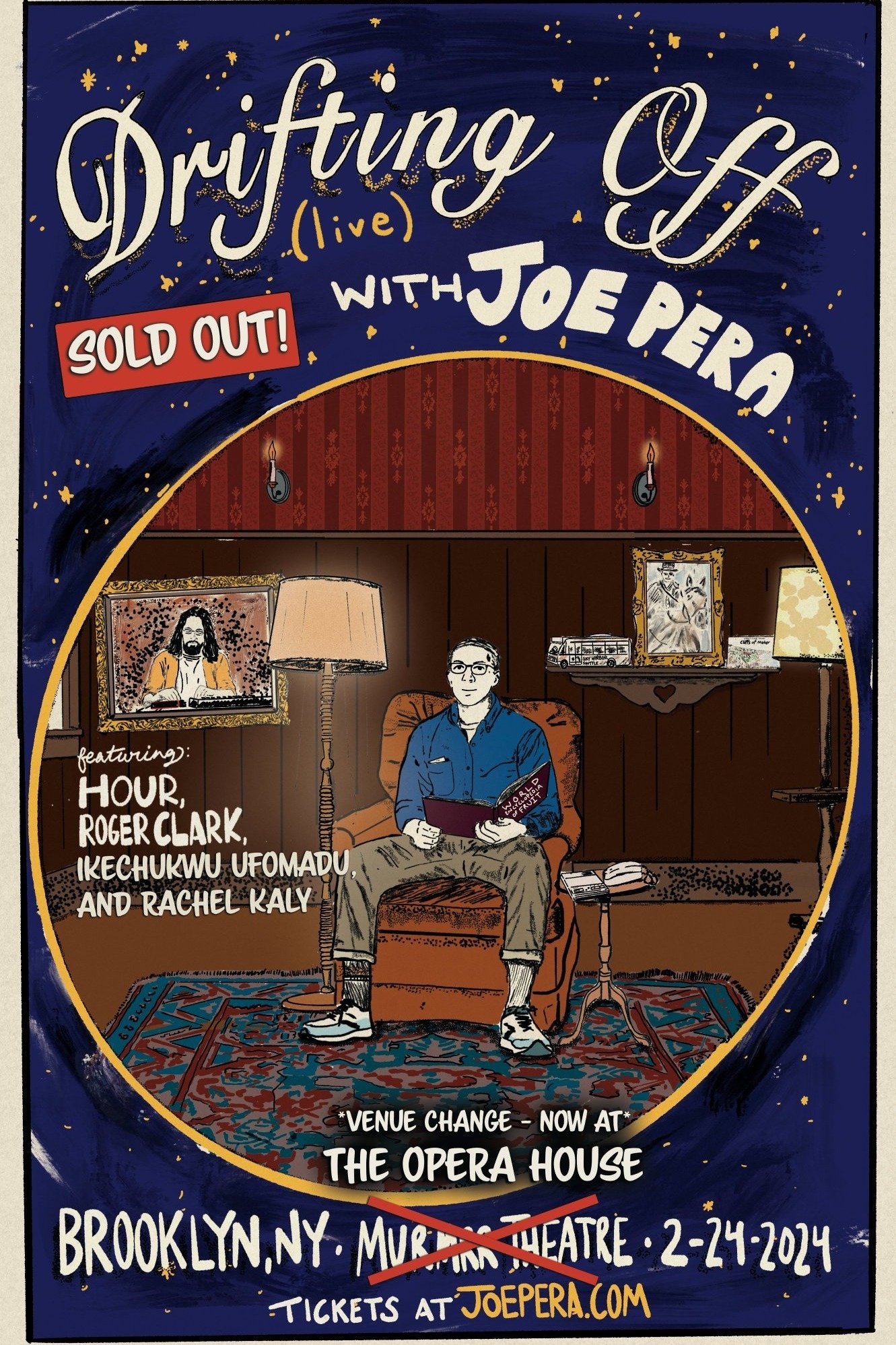 Poster de Drifting Off with Joe Pera: Live at the Brooklyn Opera House